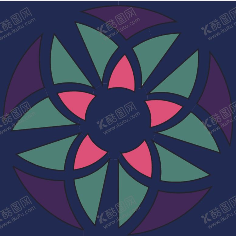 编号：11784509300807562797【酷图网】源文件下载-波西米亚风格花纹图案