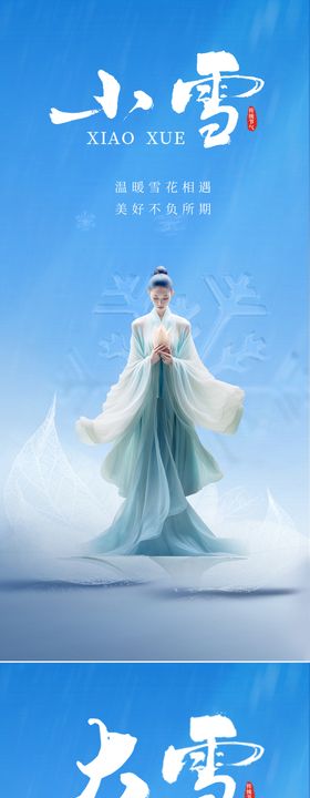 医美小雪海报