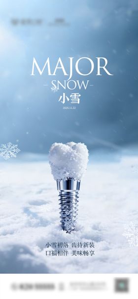 小雪节气海报