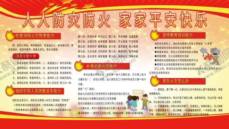 编号：20193404060708306486【酷图网】源文件下载-人人防灾防火