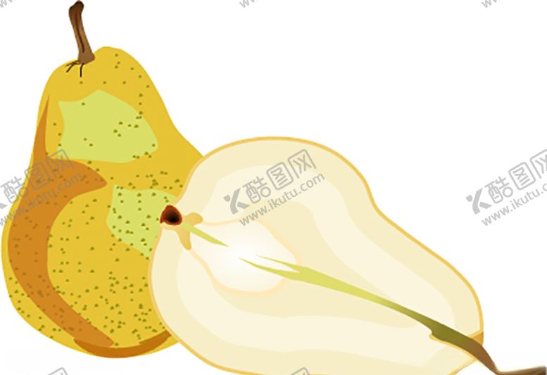 编号：79126407091926258412【酷图网】源文件下载-矢量梨子