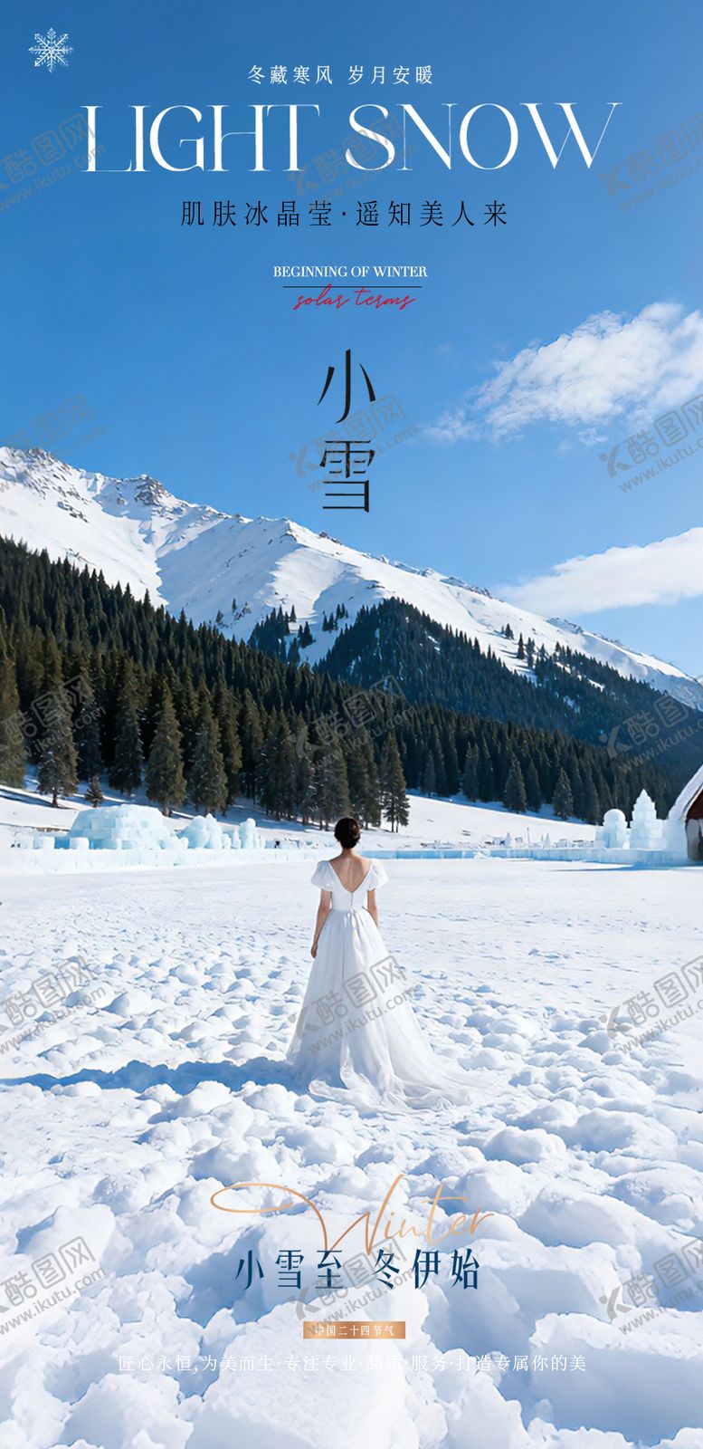 编号：13080711200102318703【酷图网】源文件下载-医美小雪海报