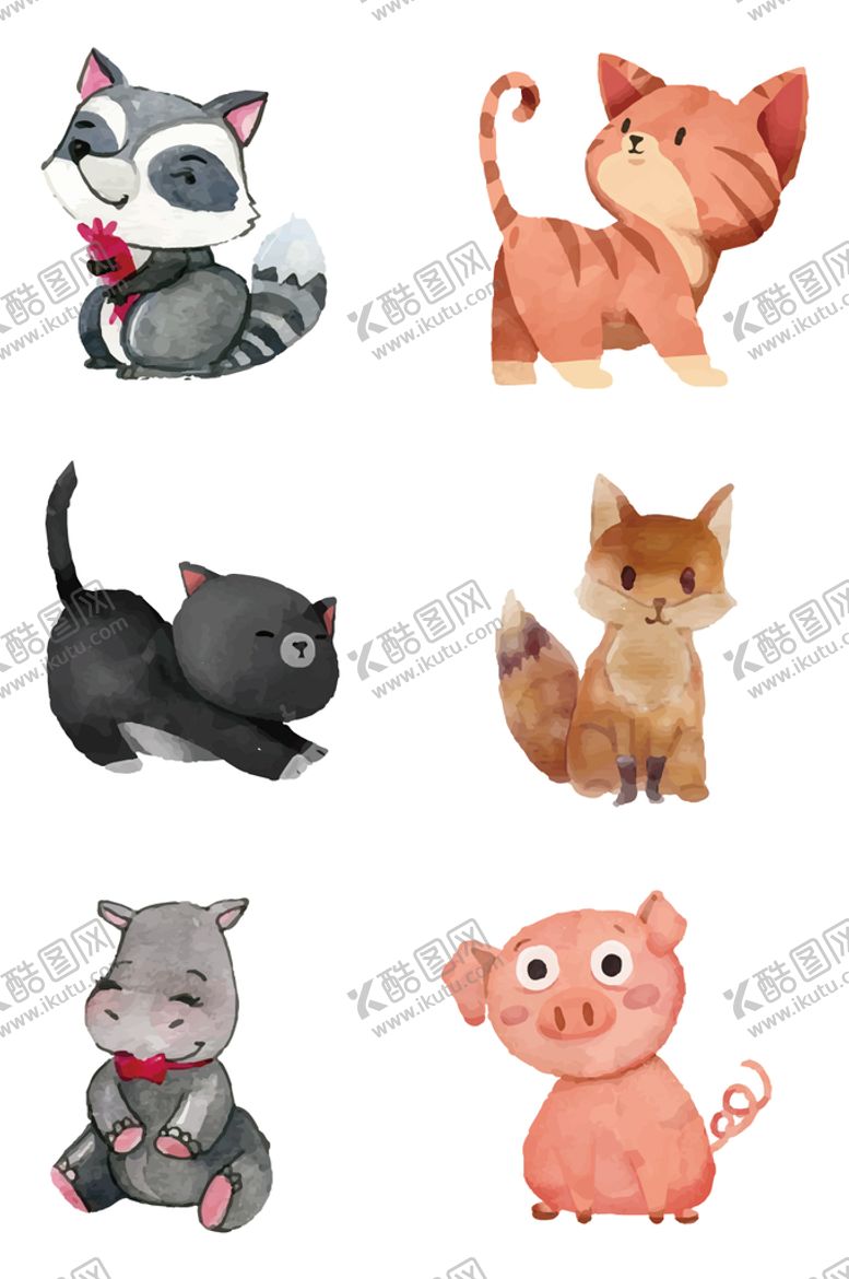 编号：84372310171005465555【酷图网】源文件下载-猫咪矢量图