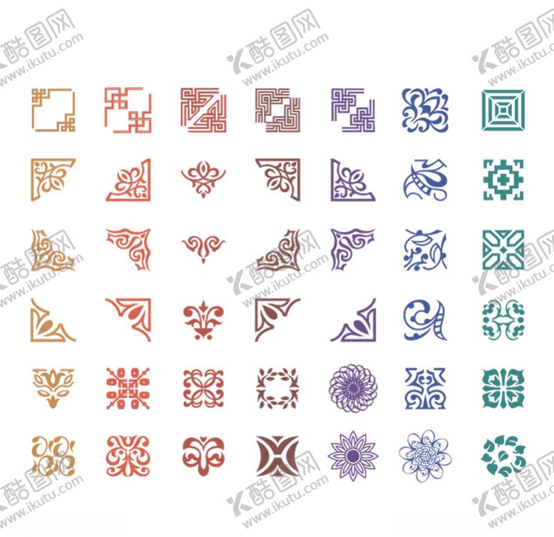 编号：77762307121841379467【酷图网】源文件下载-经典图案装饰矢量