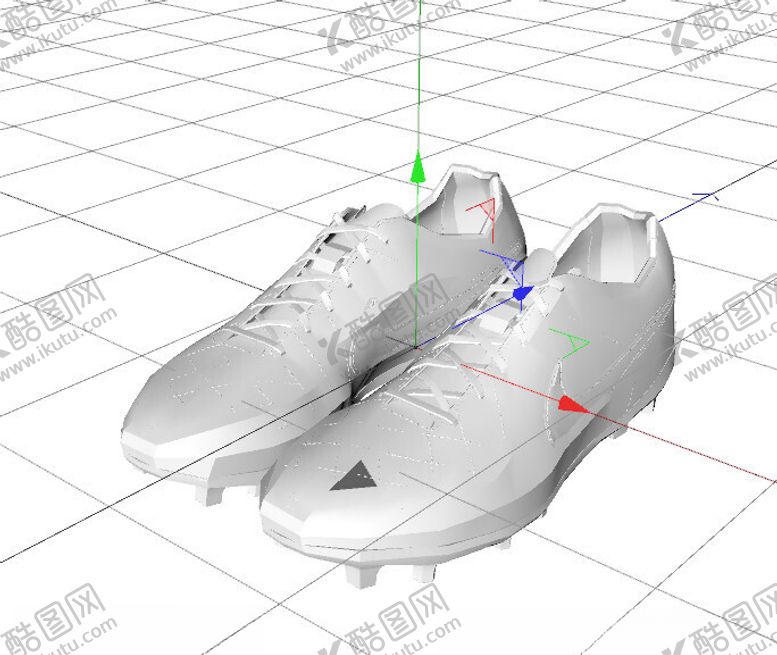 编号：44274702180142594083【酷图网】源文件下载-C4D模型鞋子