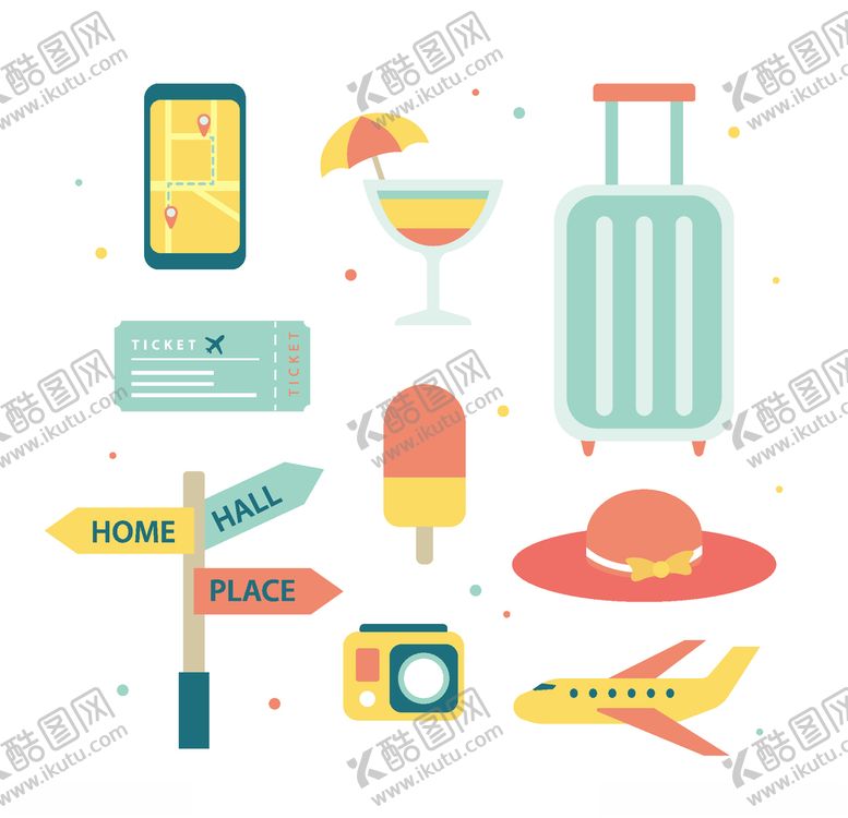 编号：50714607071924207304【酷图网】源文件下载-旅行元素