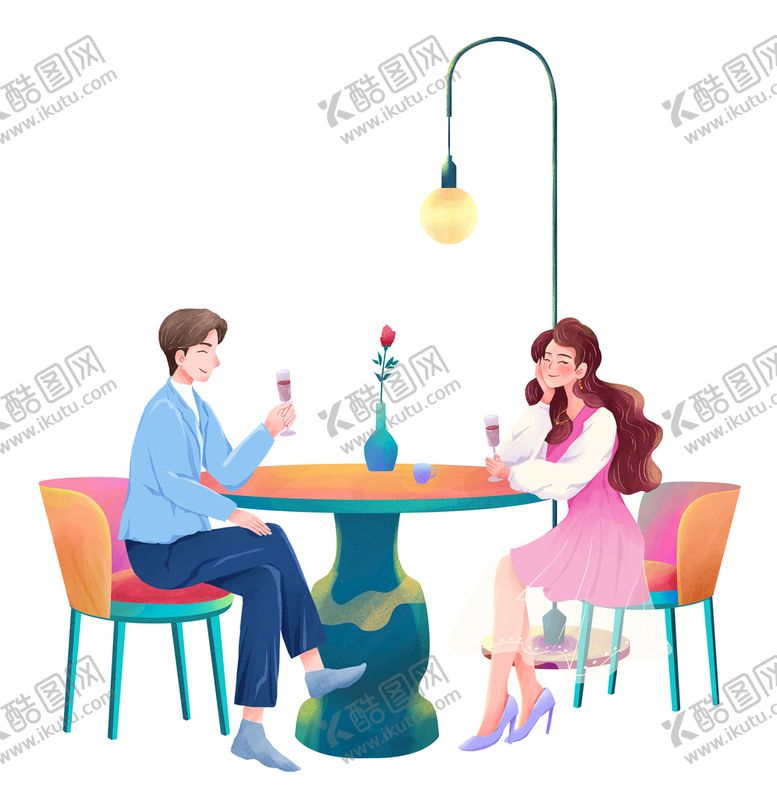 编号：92483509200939570832【酷图网】源文件下载-情侣餐厅