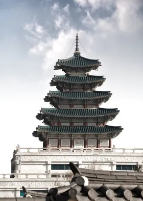 中式传统建筑风景