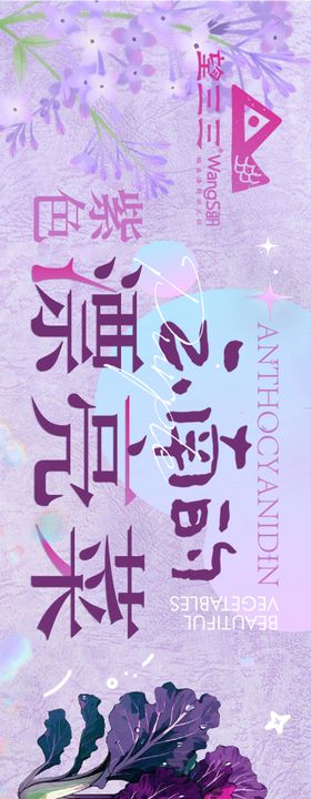 云南紫色漂亮菜五连图