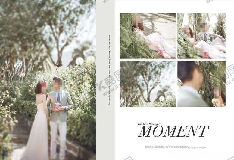 编号：61028410100857083953【酷图网】源文件下载-韩国风影楼婚相册模板之屋檐粉色