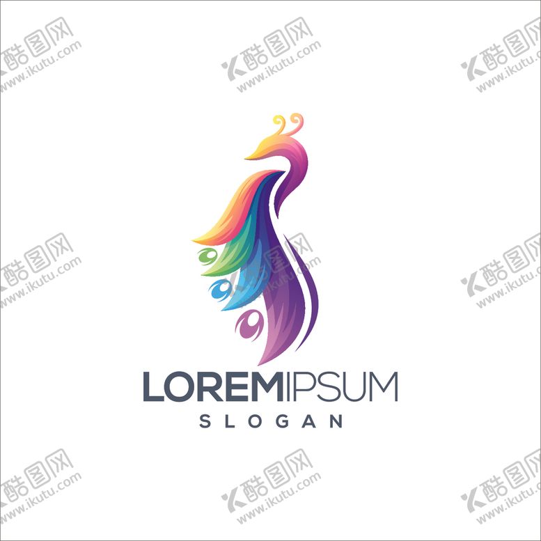 编号：38187209271304544208【酷图网】源文件下载-孔雀logo