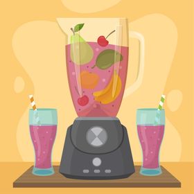 榨汁机果海报新鲜果果饮料果海报