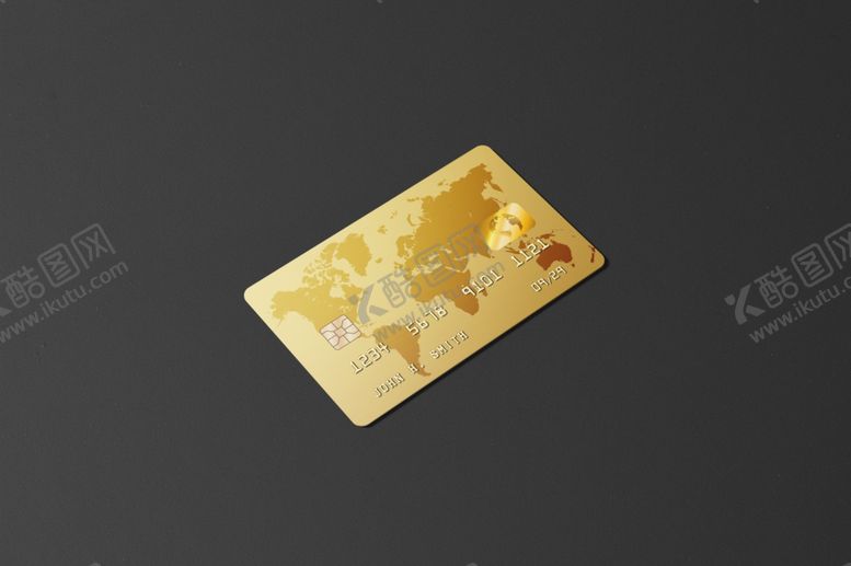 编号：12883309162125178893【酷图网】源文件下载-银行卡展示样机效果图