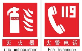 灭火器标志