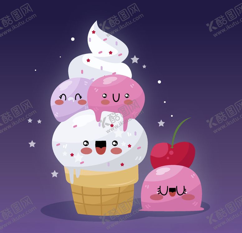 编号：89729407091707069659【酷图网】源文件下载-可爱食物