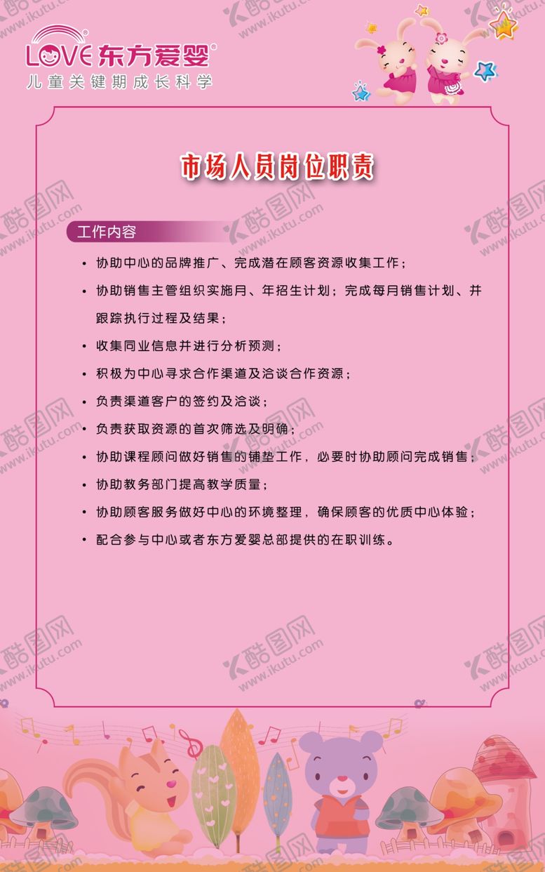 编号：74601910081903232198【酷图网】源文件下载-市场人员岗位职责