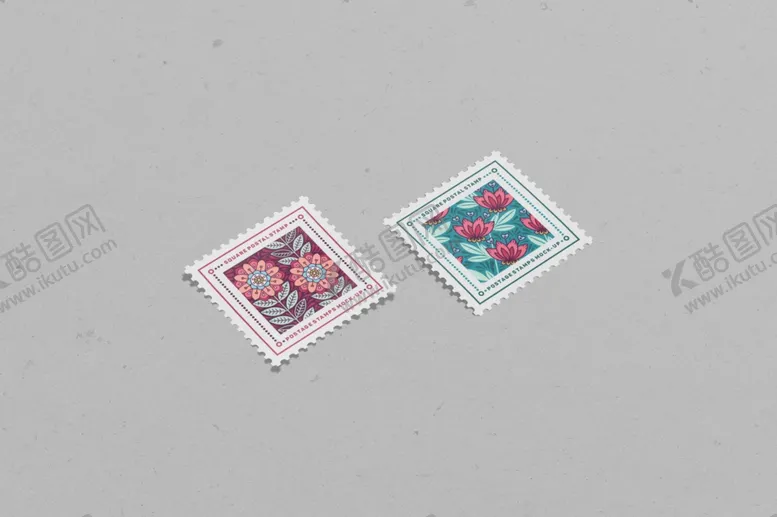 编号：88458206261028568529【酷图网】源文件下载-邮票展示效果图样机