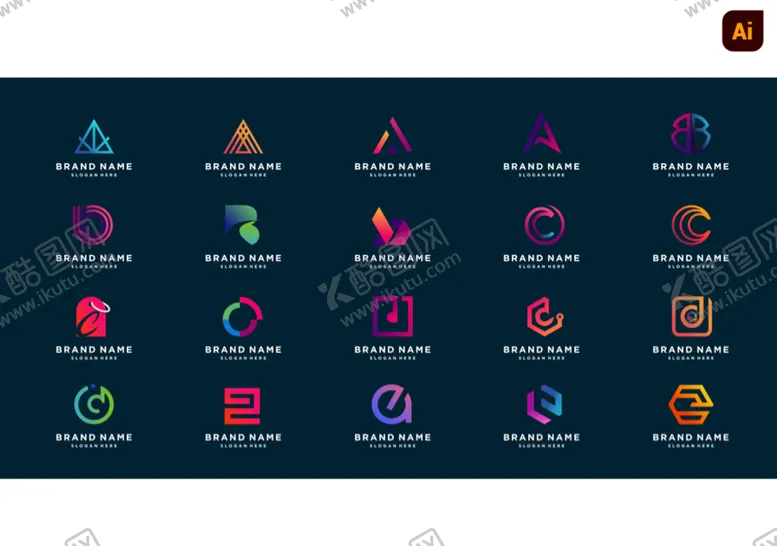 编号：31658409232314161978【酷图网】源文件下载-抽象图形logo