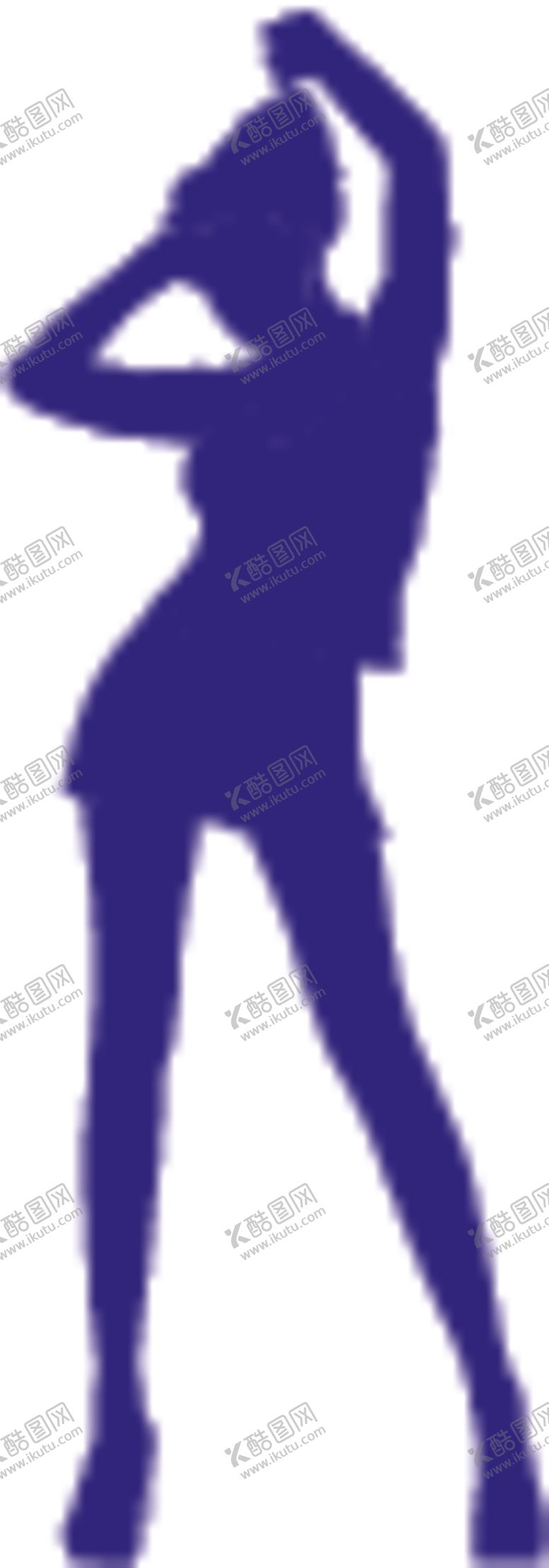 编号：71724505051610062719【酷图网】源文件下载-时尚美女剪影