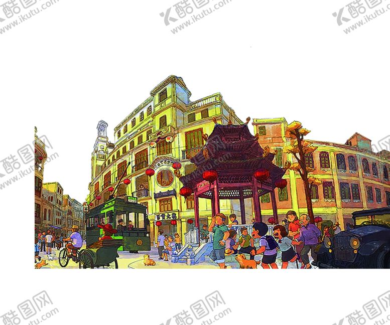 编号：97089203100059126159【酷图网】源文件下载-汕头小公园百货大楼