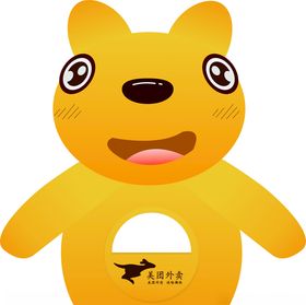 美团配送卡通形象