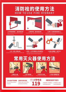 消防栓的使用灭火器的使用