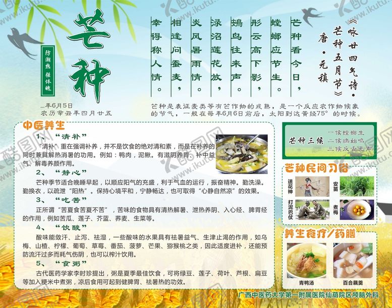 编号：40575501182329195826【酷图网】源文件下载-芒种海报