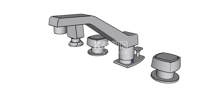 编号：72109303171209424908【酷图网】源文件下载-水龙头skp模型