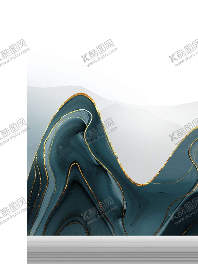 编号：55536603160423227236【酷图网】源文件下载-创意几何山水线条装饰画