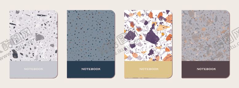 编号：18598809231435459863【酷图网】源文件下载-多彩简约封面笔记本