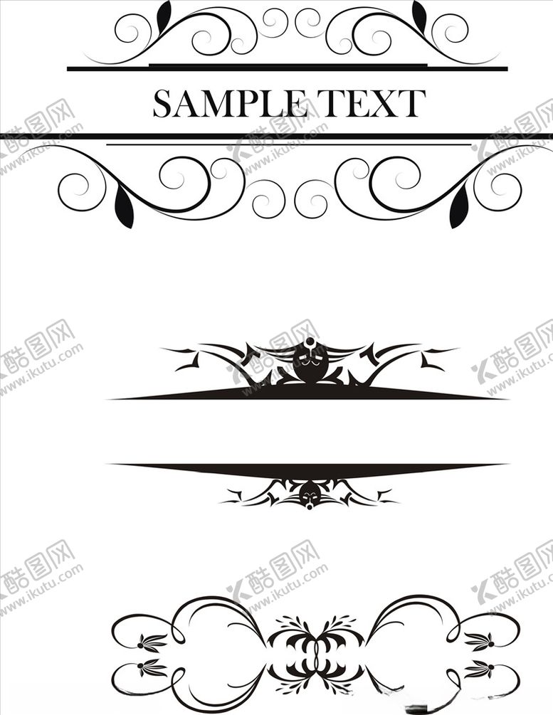 编号：41664709280550443843【酷图网】源文件下载-花纹花边