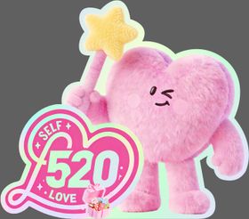 520喷绘背景情人节展板