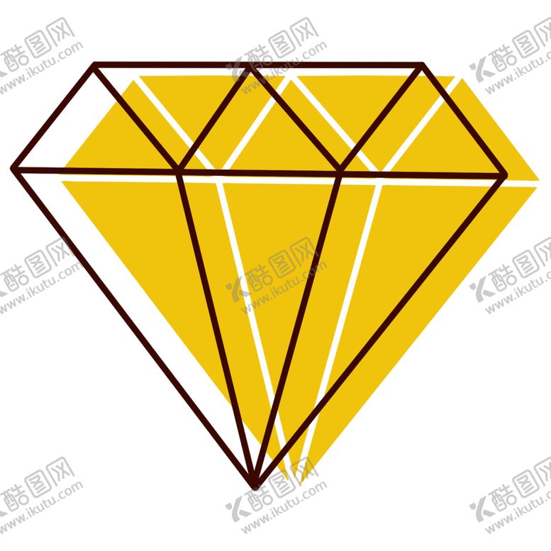 编号：79938607032250568719【酷图网】源文件下载-手绘钻石宝石水晶珠宝免扣素材