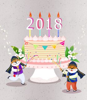 韩风春节海报图片