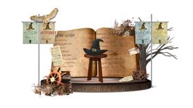 学院分帽院堆头美陈