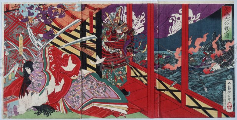 编号：66546104210759552580【酷图网】源文件下载-月冈芳年浮世绘