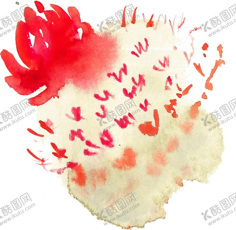 编号：89626703250344184184【酷图网】源文件下载-水彩植物