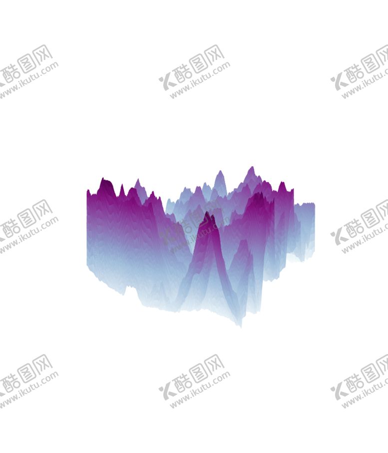 编号：38876203300505122123【酷图网】源文件下载-抽象山峰