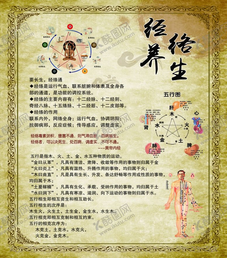 编号：11113406301427121956【酷图网】源文件下载-经络养生