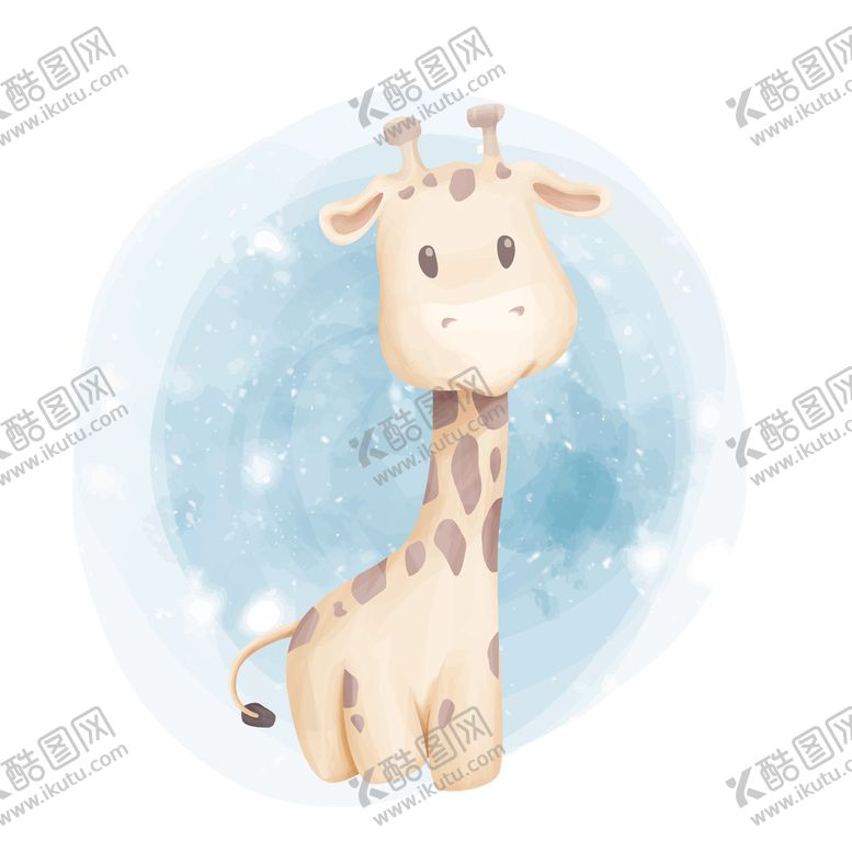 编号：98022607021156407816【酷图网】源文件下载-水彩动物