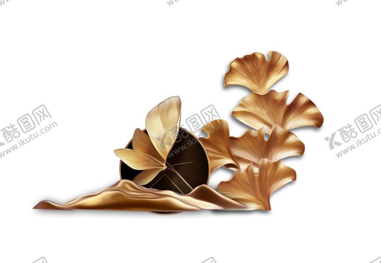 编号：65275909121459436109【酷图网】源文件下载-金色叶子