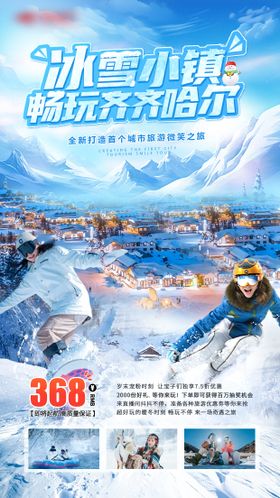 至尊冰雪游海报