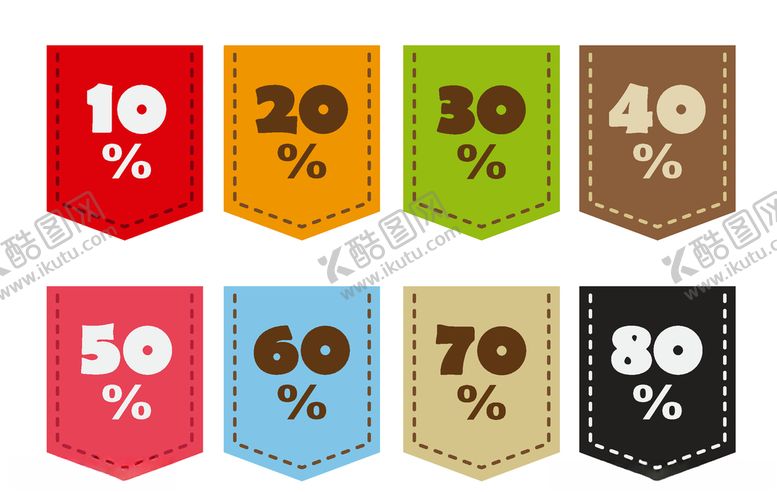 编号：96316710080318065365【酷图网】源文件下载-矢量标签素材