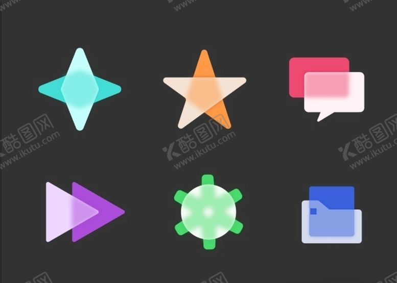 编号：91617509232026309004【酷图网】源文件下载-磨砂图标