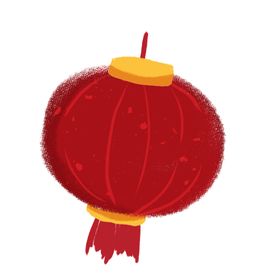 喜庆灯笼中国红新年素材