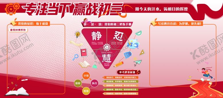 编号：91634710221650309408【酷图网】源文件下载-初三展板