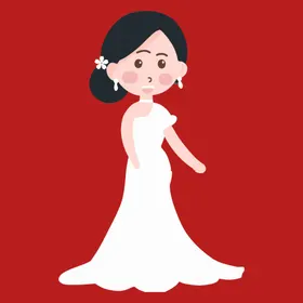 婚纱女孩