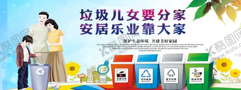 编号：25720009260158423369【酷图网】源文件下载-垃圾分类