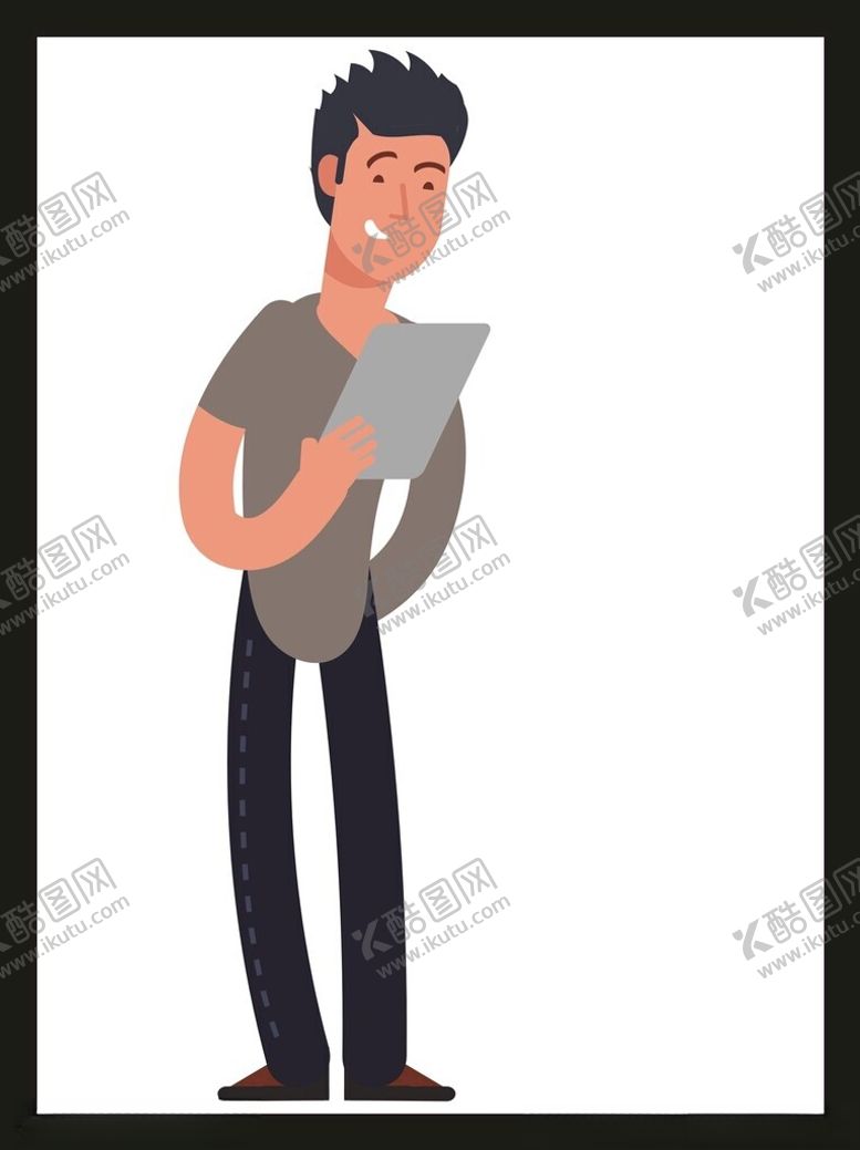编号：77866602010038073797【酷图网】源文件下载-手绘男人男孩