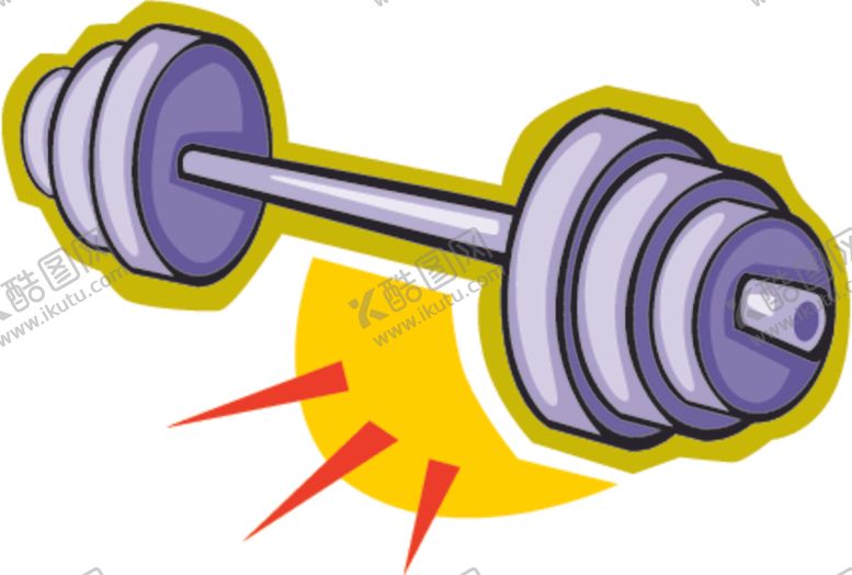 编号：55964510070409359288【酷图网】源文件下载-杠铃健身器材